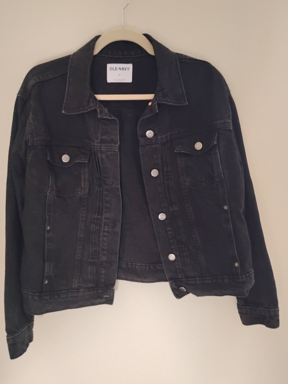 EUC Old Navy Black Jean Jacket